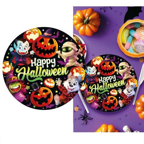 Piatti happy halloween 6 - 23, cm