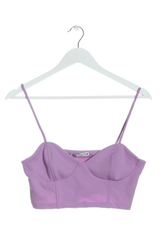 Zara top corto donna - top,
