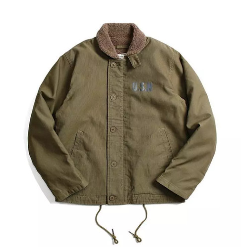 Vintage navy deck - deck, jacket