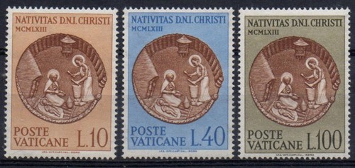 Vaticano 1963 natale serie cpl - natale,