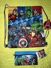 Sacca Sport Scuola Palestra Adulti Bambini Portapenne Zaino Marvel Avengers