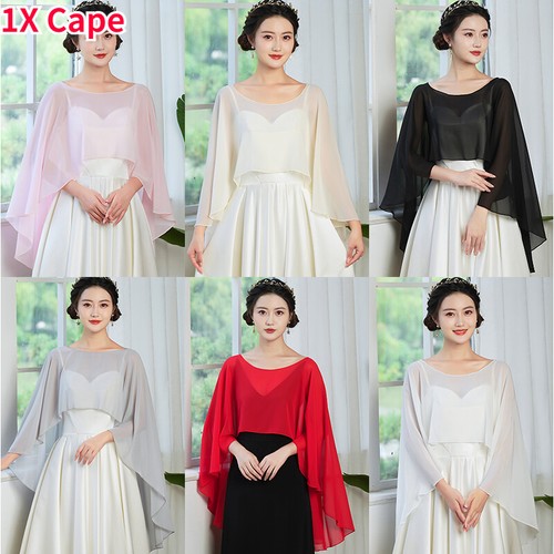 Cappa chiffon donna poncho - di,
