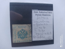 Regno Lombardo Veneto Austria segnatasse per giornali 1 kreuzer terzo tipo