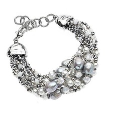 Bracciale da donna Ottaviani Bijoux impreziosito da perle e cristalli Cod: 47428