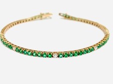 Bracciale tennis smeraldi 10 - tennis,