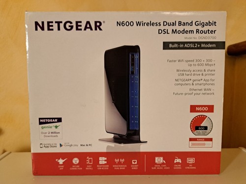 Modem router netgear n600 wifi - modem,