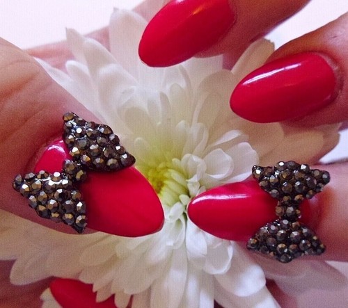 Nail art scintillante - art, 3d