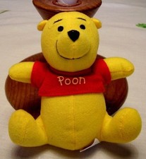 PELUCHE VINTAGE ORSETTO WINNIE THE POOH DISNEY altezza cm.13
