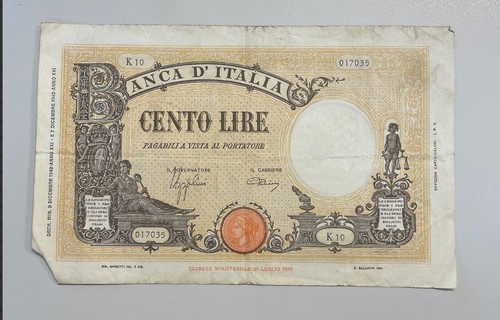 Banca italia banconota - nl*, d'italia