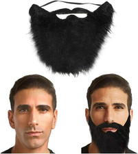 Barba Finta Nero Uomo