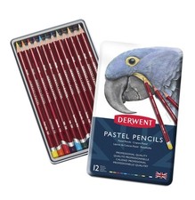 Derwent Pastel Set di 12 Matite Acquarellabili Colorate per Disegnare e S