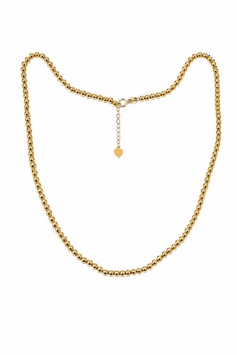 Collana con sfere oro - con, in