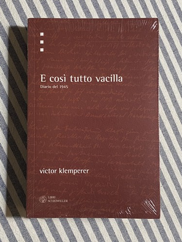 Victor klemperer e così - -,