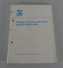 Manuale di Riparazione Sachs Motore Diesel 400 L Stand 04/1966