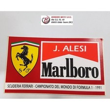 ADESIVO GRAFICA STIKER AUTO MOTO MARLBORO J.ALESI 12X7 CM