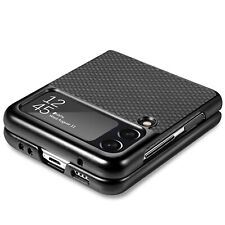 Custodia cover per Samsung Galaxy Z Flip 4 5g Rigido opaco in fibra di carbonio