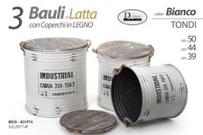 SET 3 BAULI BOX BIDONE IN