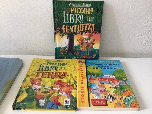 Tre libri geronimo stilton - geronimo,
