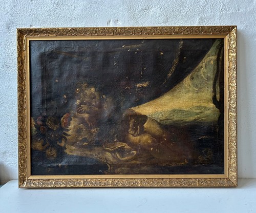 Quadro olio barocco del 1750