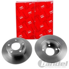 2 dischi freno TRW 245 mm posteriori completi adatti per Audi 100 A6 Skoda Superb VW