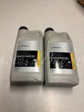 2X Liquido di Raffreddamento RENAULT Glaceol Rx Tipo D (1 litre) Giallo