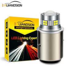 1Pz H6 BA20D S1 S2 Lampade LED di Fari Bianco 10-30V per Honda SFX-50 1996-2000