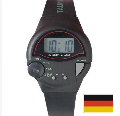 Talking watch lcd german - ,