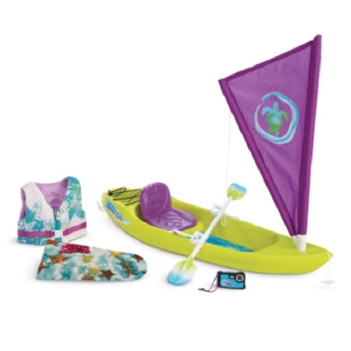 American girl lea ocean kayak - girl,