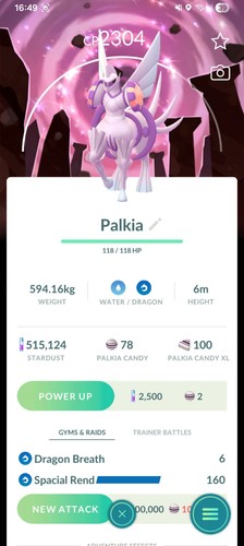 Palkia origin pokemon kalos - origin,