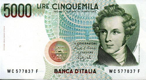 733 banconota lire 5000 - c,