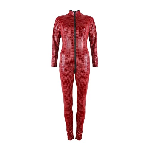 Tuta gatto pvc look - gatto,