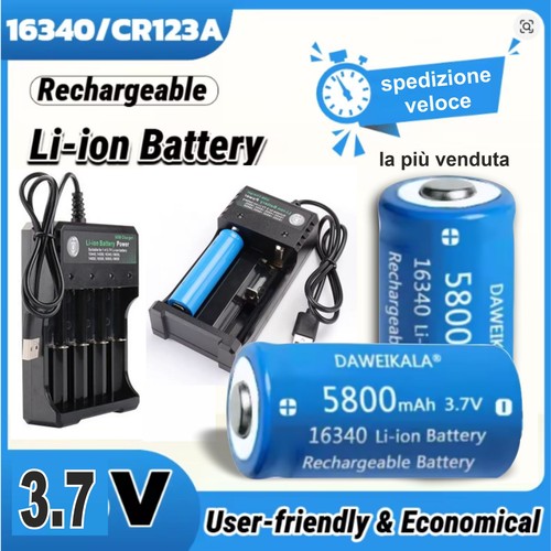 12 pezzi batteria - 2/4/8/12,