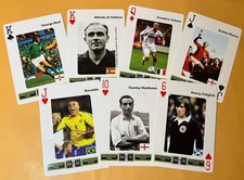 Carte da gioco I più grandi calciatori di tutti i tempi UEFA FA calcio scegli una