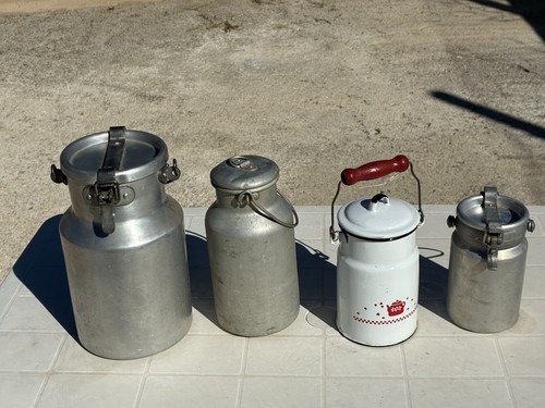 Set bidoni per latte in - set,