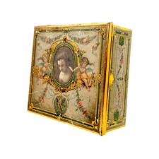 1910ca * Scatola, Barattolo in Latta "Biscotti Saiwa" (B-)