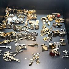 Lotto di polsini vintage Swank ecc 24 set completi 9 fermacravatte