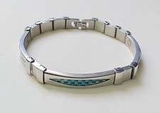 Bracciale uomo maglia acciaio