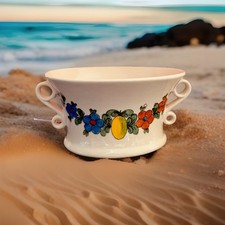 ERNESTINE SALERNO  .....centrotavola  biansato    .... vintage dec.845