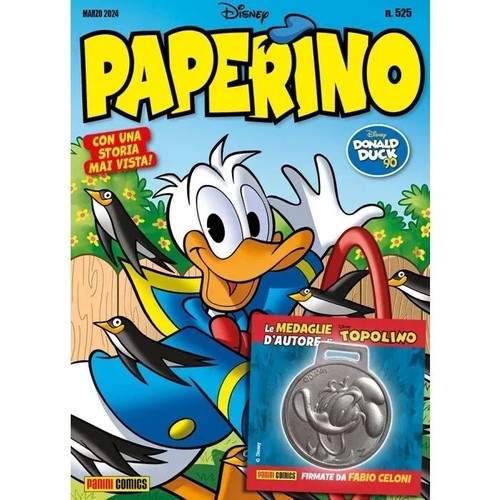 Paperino 525 con - con, medaglia