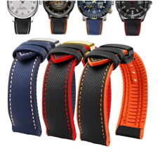 Cinturino orologio silicone giallo nero rosso blu arancione 19-20-21-22-23-24mm