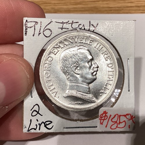 Italy 1916 lire - 2, bu
