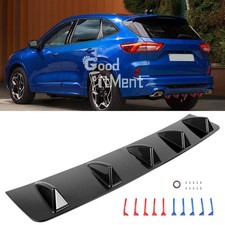 Per Ford Kuga Paraurti Posteriore Lucido Spoiler Splitter Diffusore Posteriore 5 Pinne