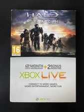 XBOX 360 Halo Reach XBOX Live 12 mesi + 2 mesi bonus carta abbonamento