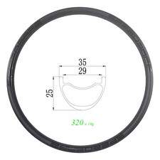 Cerchio in carbonio tubeless