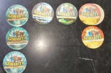 GORMITI LOTTO 7 ADESIVI TRIDIMENSIONALI  3D PRIMA  SERIE