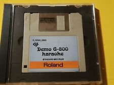ROLAND G-800 DEMO SMF Midi File - Floppy Disk per Pianole e PC -