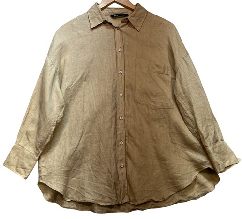 Camicia donna zara lino - zara,