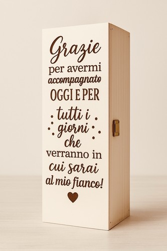 Scatola vino personalizzata