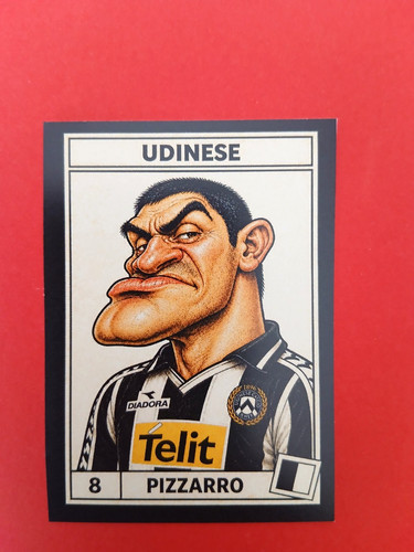 Figurina caricatura calciatori - figurina,