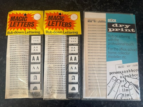 Letraset lettere stile - lettere,